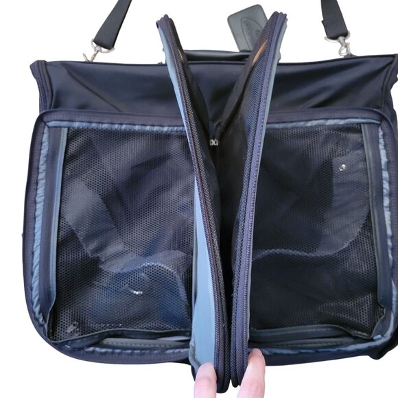 Samsonite Black Nylon Garment‎ Bag Shoulder Strap Overnight Carry On Travel - Picture 14 of 16
